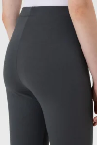 US Polo Assn. Women Anthracite High Waist Shaping Daily Leggings - Image 6