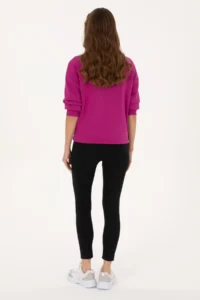 US Polo Assn. Women Black High Waist Shaping Daily Leggings - Image 6