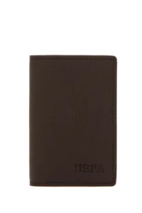 US Polo Assn. Men Brown Card Holder