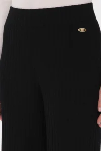 US Polo Assn. Women Black Loose Fit Knitwear Pants - Image 5