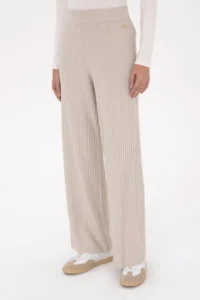 US Polo Assn. Women Stone Loose Fit Knitwear Pants - Image 2