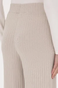 US Polo Assn. Women Stone Loose Fit Knitwear Pants - Image 6