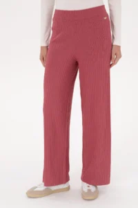 US Polo Assn. Women Pink Knitwear Loose Fit Pants - Image 2