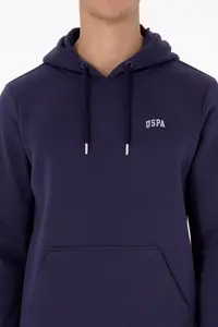US Polo Assn. Men Regular Fit Hooded Fleece Plum Basic Sweatshirt - Image 6