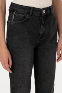 US Polo Assn. Women Black Mom High Waist Fit Jeans Pants - Image 5