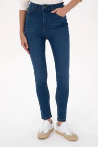 US Polo Assn. Women Blue skinny Haigh Waist Fit Jeans Pants - Image 2