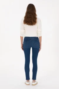 US Polo Assn. Women Blue skinny Haigh Waist Fit Jeans Pants - Image 4