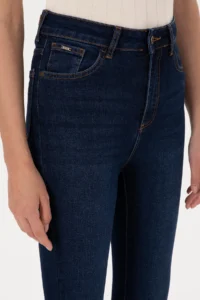 US Polo Assn. Women Dark Blue skinny High Waist Fit Jeans Pants - Image 5