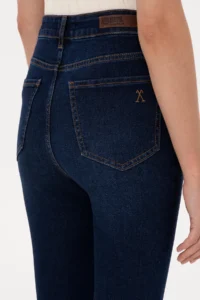 US Polo Assn. Women Dark Blue skinny High Waist Fit Jeans Pants - Image 6