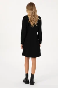 US Polo Assn. Women Black Mini Size Weaving Dress - Image 4