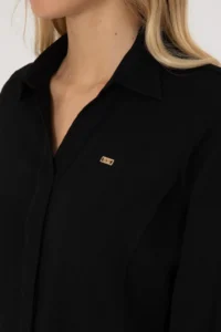 US Polo Assn. Women Black Mini Size Weaving Dress - Image 6