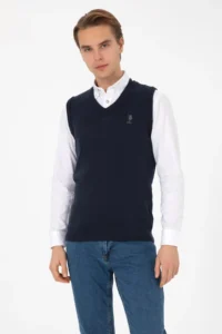 US Polo Assn. Men Navy Blue Pullover