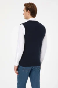 US Polo Assn. Men Navy Blue Pullover - Image 5