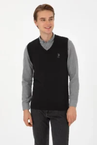 US Polo Assn. Men Black Pullover