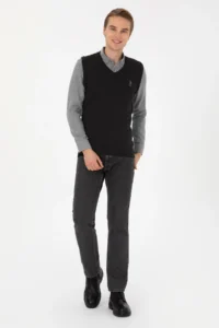 US Polo Assn. Men Black Pullover - Image 4