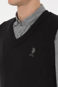 US Polo Assn. Men Black Pullover - Image 7