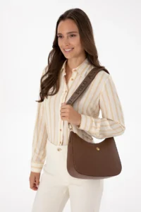 US Polo Assn. Women Brown Shoulder Bag