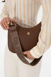 US Polo Assn. Women Brown Shoulder Bag - Image 2