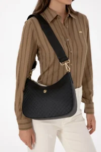 US Polo Assn. Women Black Shoulder Bag - Image 2