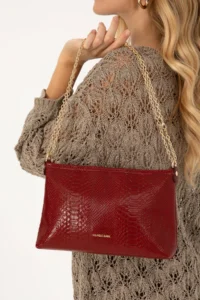 US Polo Assn. Women Brick Rejection Zincir Sleeveless Kroko Tote Bag - Image 2