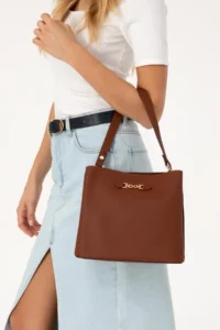 US Polo Assn. Women Light Brown Tote Bag - Image 2