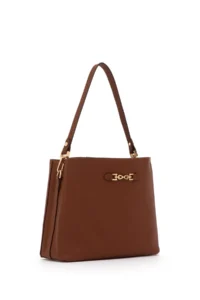 US Polo Assn. Women Light Brown Tote Bag - Image 4