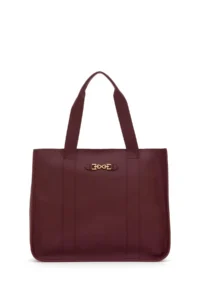 US Polo Assn. Women Burgundy Tote Bag - Image 3