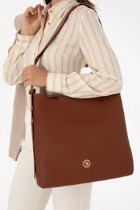 US Polo Assn. Women Tan Shoulder Bag - Image 2