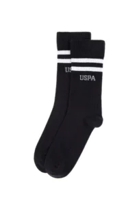 US Polo Assn. Men Black 2 Sets Tenis Socks