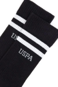 US Polo Assn. Men Black 2 Sets Tenis Socks - Image 2