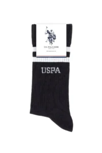 US Polo Assn. Men Black 2 Sets Tenis Socks - Image 4