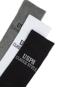 US Polo Assn. Men Black Soket Socks - Image 2