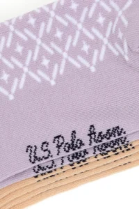 US Polo Assn. Women 3 Sets Slippers Socks - Image 3