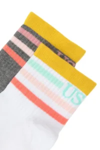 US Polo Assn. Women 2 Sets Soket Socks - Image 2