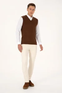 US Polo Assn. Men Brown Pullover - Image 5