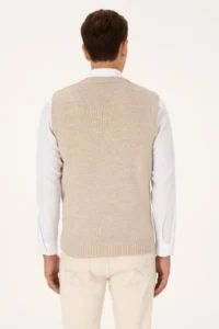 US Polo Assn. Men Dark Beige Pullover - Image 6
