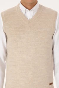 US Polo Assn. Men Dark Beige Pullover - Image 7