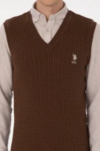 US Polo Assn. Men Brown Pullover - Image 6