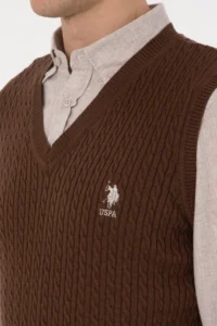 US Polo Assn. Men Brown Pullover - Image 7
