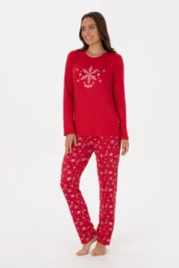 US Polo Assn. Women Rejection New year Themed Pajama Set - Image 4