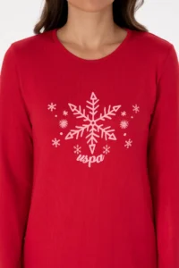 US Polo Assn. Women Rejection New year Themed Pajama Set - Image 6