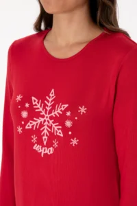 US Polo Assn. Women Rejection New year Themed Pajama Set - Image 7