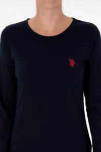 US Polo Assn. Women Navy Blue Pajama Set - Image 6