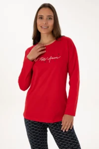 US Polo Assn. Women Rejection Pajama Set - Image 3