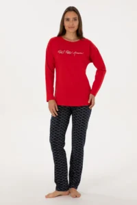 US Polo Assn. Women Rejection Pajama Set - Image 4