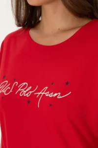 US Polo Assn. Women Rejection Pajama Set - Image 7