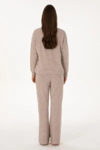 US Polo Assn. Women Camel Pajama Set - Image 5