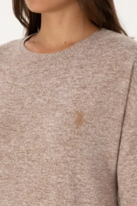 US Polo Assn. Women Camel Pajama Set - Image 7