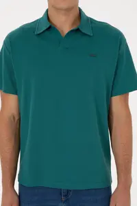 US Polo Assn. Men comfort Fit Wacky Collar Dark Green T-Shirt - Image 6