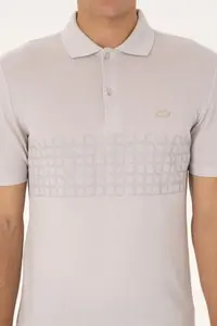 US Polo Assn. Men Regular Fit Polo Shirt Collar Stone T-Shirt - Image 6